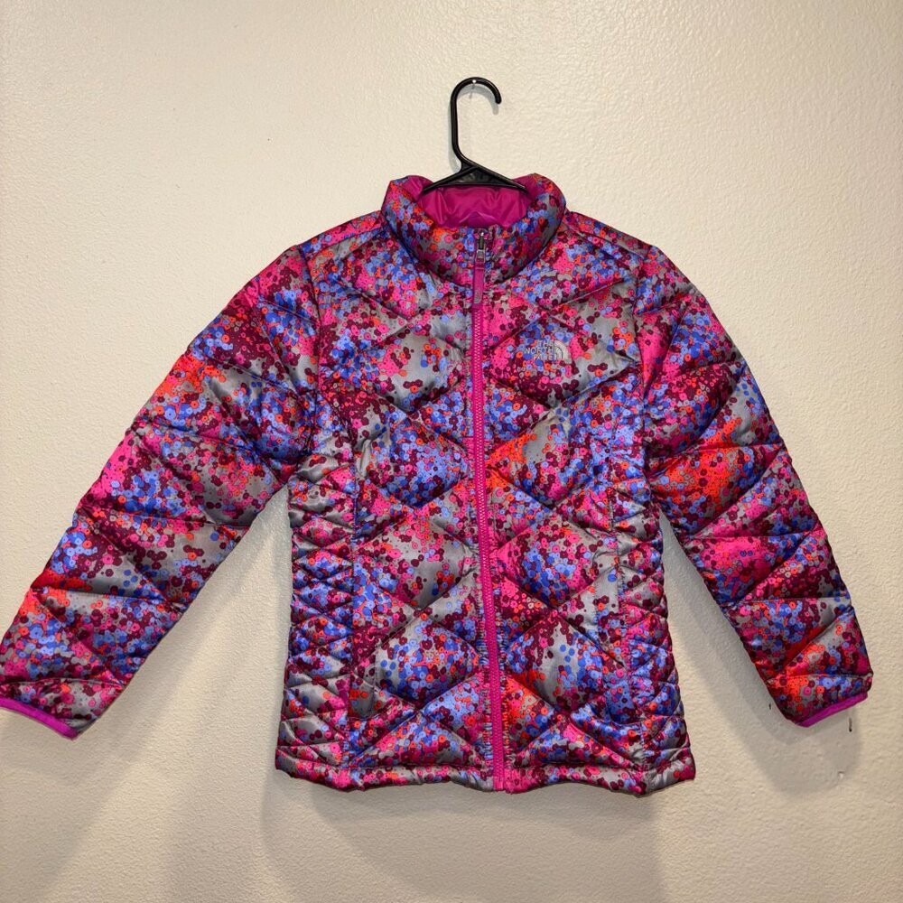 The North Face Aconcagua Girls’ Puffer Jacket 14/16 | Floral, 550 Down